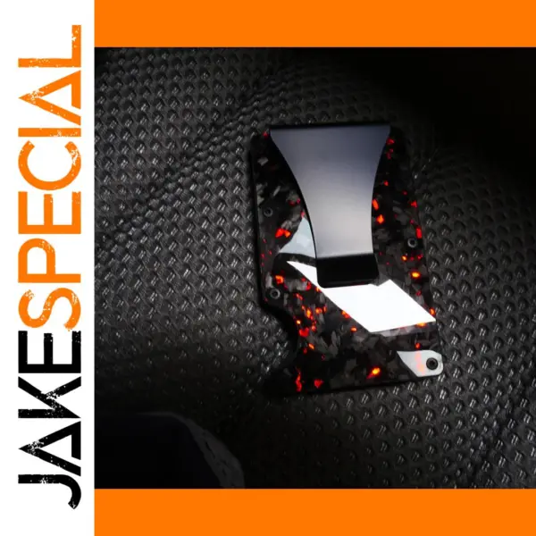 RFID Minimalist Carbon Fiber Slim Wallet