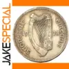 1928 Ireland 1 Schilling Silver Plated Coin