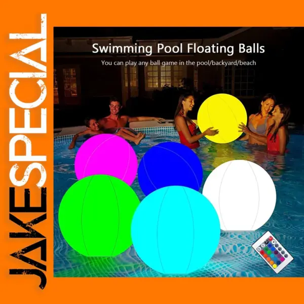Luminous LED Garden Ball for Pool Parties
