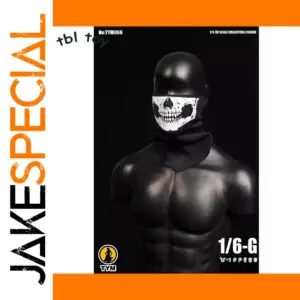 1/6 Scale Male Soldier Face Mask for Action Figures