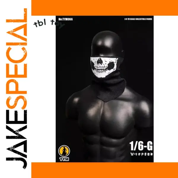 1/6 Scale Male Soldier Face Mask for Action Figures