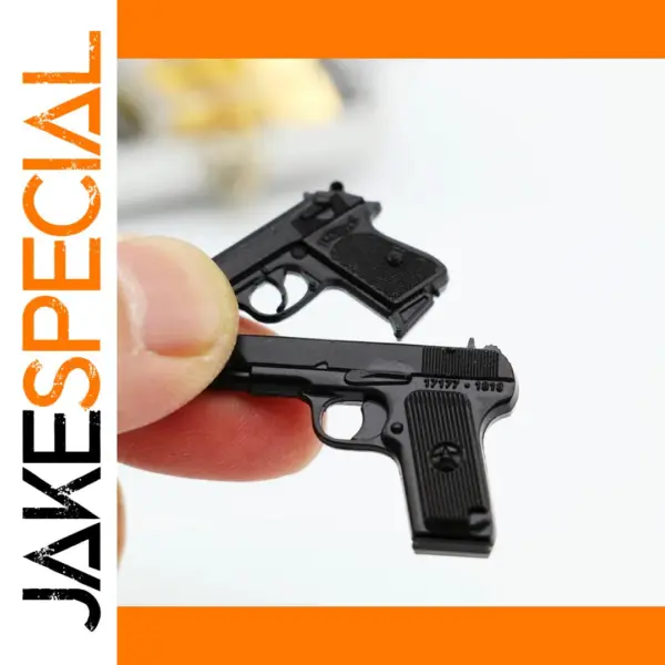 Miniature Metal Pistol Gun Model Accessories
