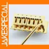 Gold Tremolo Bridge System for Electric Guitars