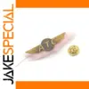 Vintage Bronze Airline Crew Brooch Pin