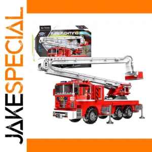 Cloud Ladder Fire Truck Building Blocks Set