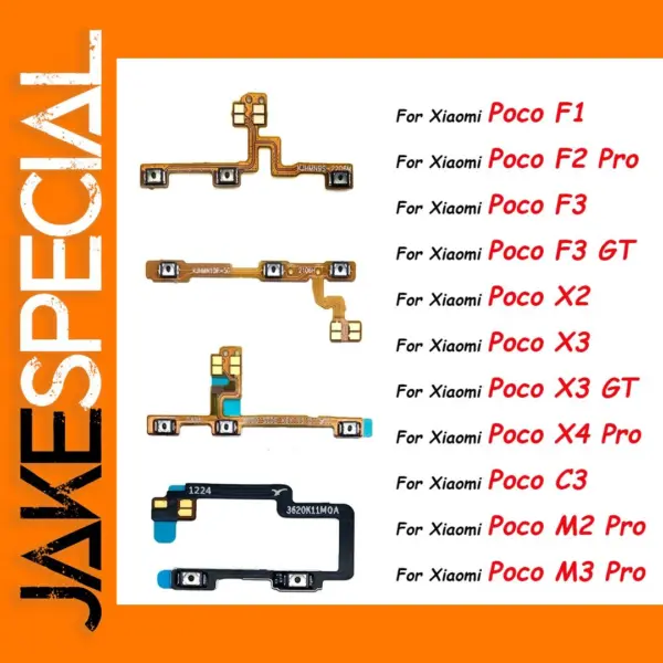 Xiaomi Poco Power & Volume Button Flex Cable Replacement