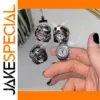 Vintage Punk Quartz Finger Watch Ring for Men Women