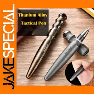 Titanium Alloy Tactical Pen for Outdoor Use
