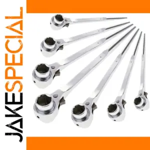 Double-Head Ratchet Wrench Set 14-22mm