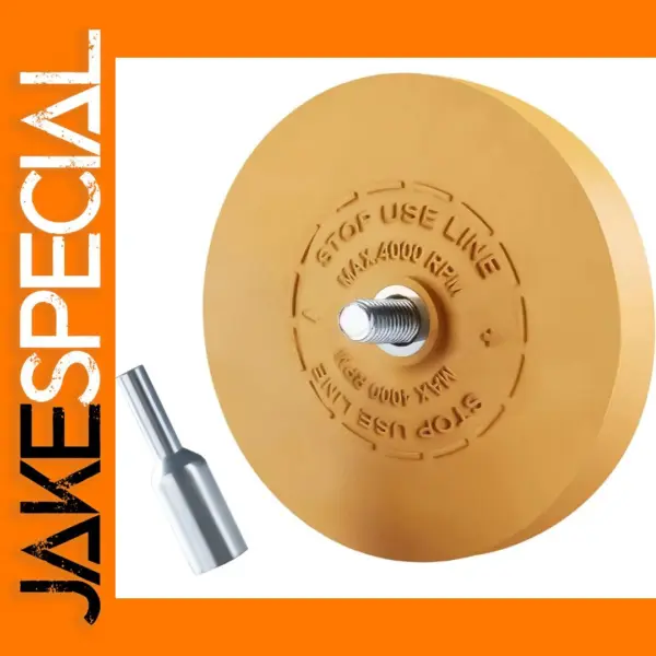 Decal Eraser Wheel with Adapter for Easy Removal