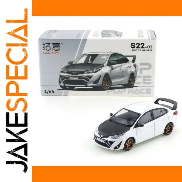 1/64 Scale Toyota GR Vios Diecast Car Model