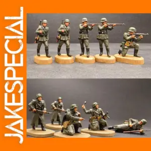 1/72 Scale Set of 5 German Soldier Figures