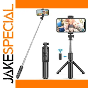Extendable Selfie Stick Tripod with Remote