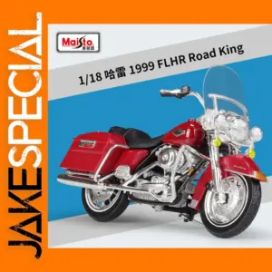 Maisto 1:18 Harley Road King 1999 Model Diecast Motorcycle