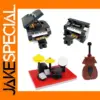 Music Room Scene Building Blocks Kit