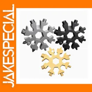 18-in-1 Stainless Steel Snowflake Multi-Tool