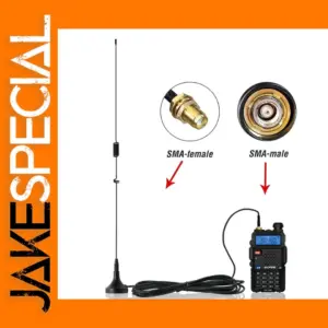 Dual Band SMA-F Magnetic Antenna for Baofeng