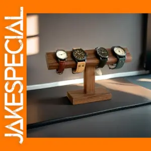 Walnut Jewelry Organizer Display Stand