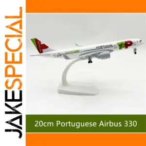 Portuguese Airlines Airbus 330 Model with Stand