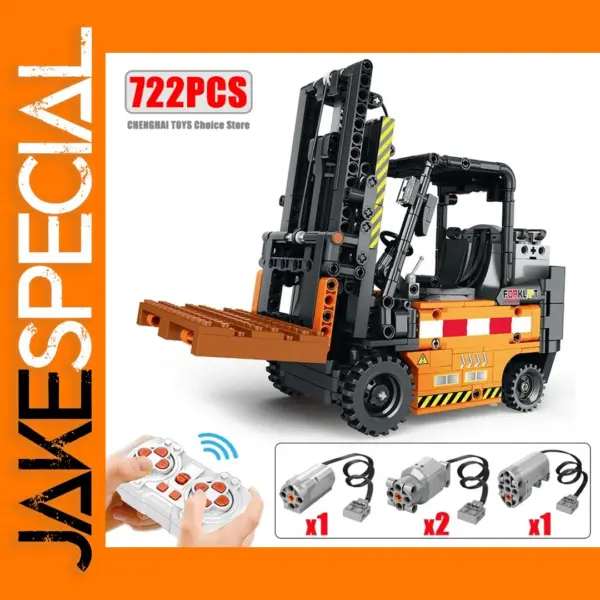 722PCS Remote Control Forklift Building Blocks