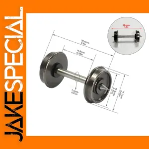 36-Inch Metal Wheels for HO Scale Trains
