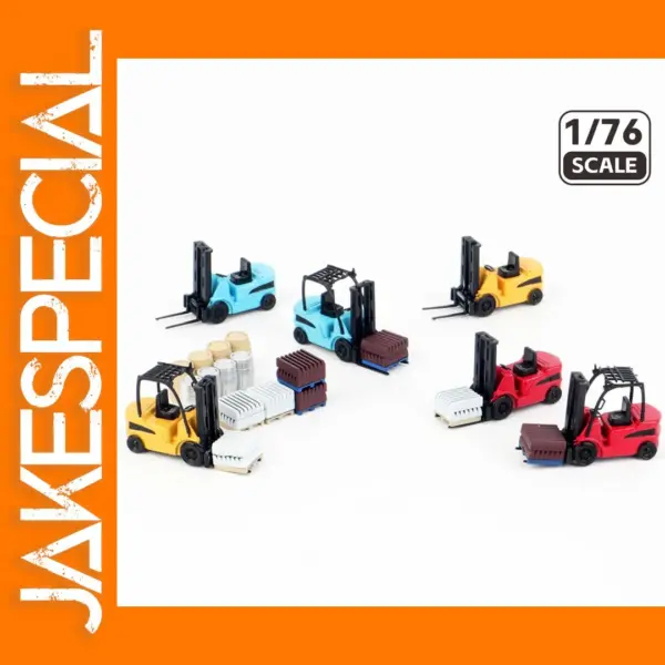 1:76 Scale Forklift Model Display Ornament