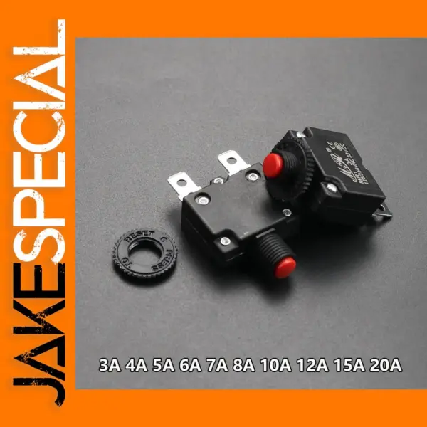 2A-20A Circuit Breaker Overload Switch
