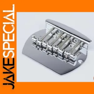 Chrome Bridge and Tailpiece for Bass Guitars