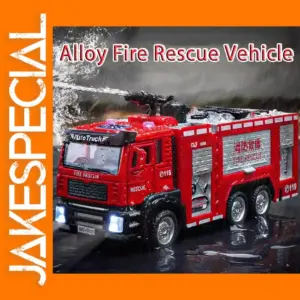1:32 Alloy Fire Ladder Truck Diecast Model