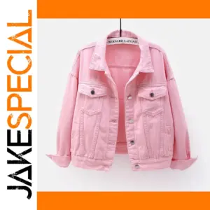 Oversized Denim Jacket for Women in Various Colors