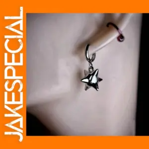 Neo-Gothic Silver Spike Ball Dangle Earrings