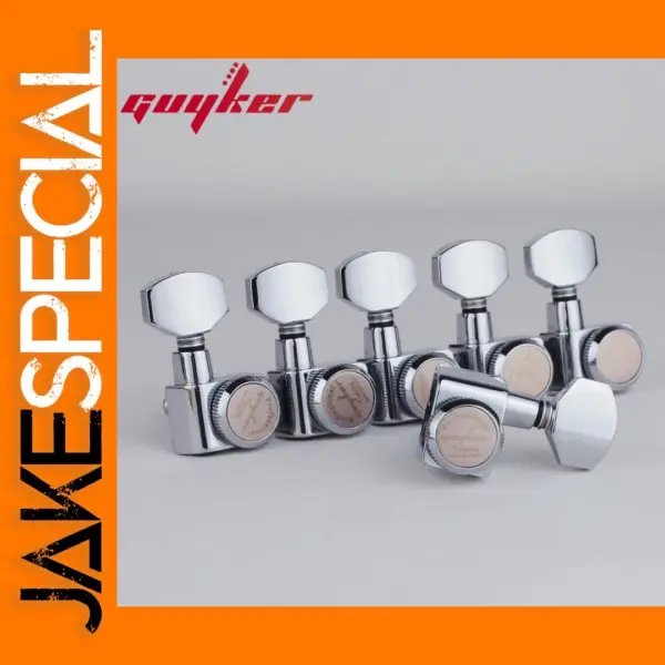 Guyker 6 In-line Locking Tuners 1:18 Ratio