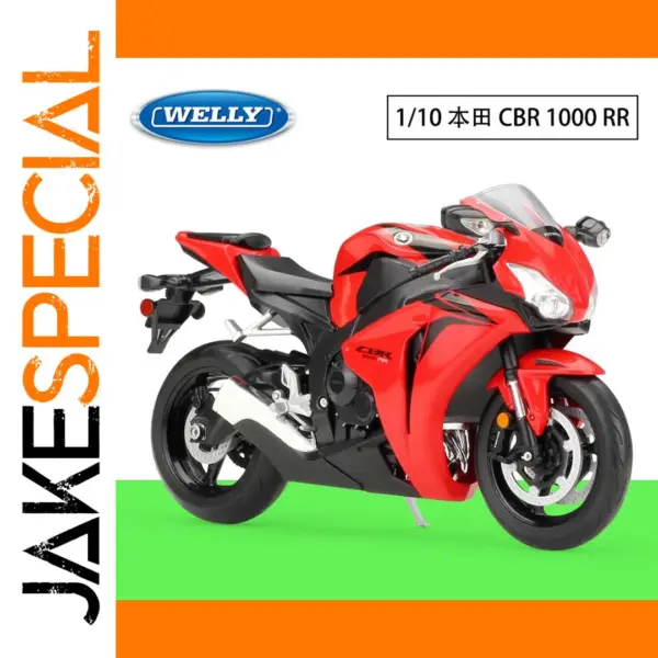 WELLY 1:10 Honda CBR1000RR Diecast Motorcycle Model