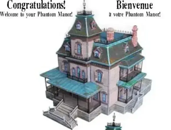 Haunted House 3D Paper Model Kit - Image 12