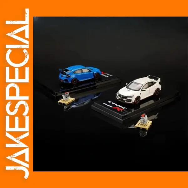 1/64 Alloy Civic Type R Diecast Model Car
