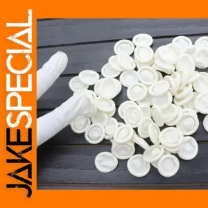 20 or 100 Pcs Disposable Latex Finger Cots