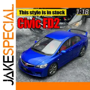 WELL 1:18 Honda Civic FD2 R Diecast Model