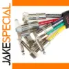 Colorful 6.35mm Guitar Pedal Connection Cables