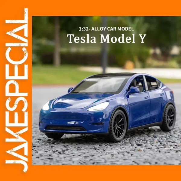 1:32 Tesla Model Y Diecast Metal Car Model