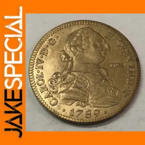 1789 Colombia Gold Copy Coin - 8 Escudos