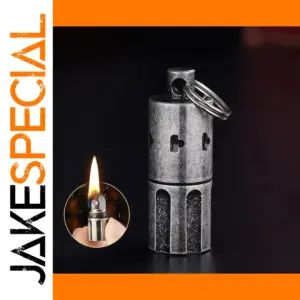Mini Compact Metal Keychain Lighter Gadgets