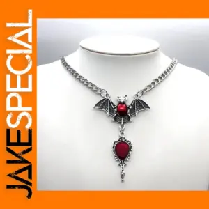 Gothic Bat Cross Pendant Necklace for All