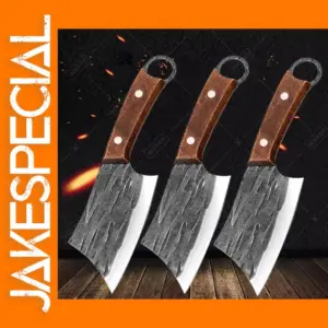 Stainless Steel Kitchen Cleaver Knife Set