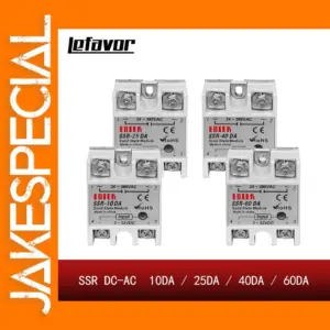 SSR Solid State Relay 3-32V DC Input 10-60A