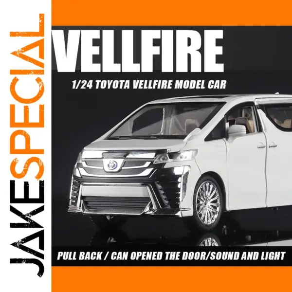 1:24 Alloy Toyota Vellfire Diecast Model