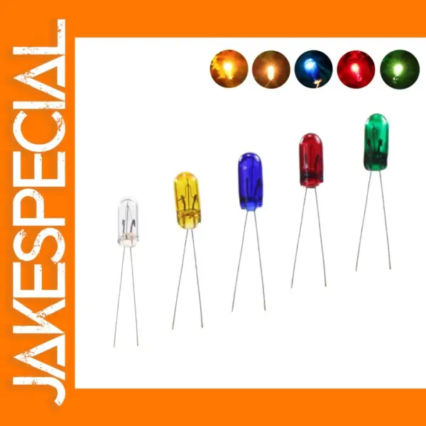 Evemodel 100pcs 3mm 12V Mixed Color Bulbs