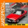 NOREV 1/18 Scale 350SL 1986 Diecast Car Model