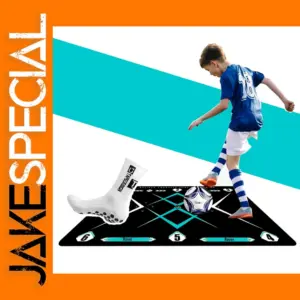 Durable Non-Slip Football Training Mat 90x60cm