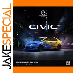 Time Micro 1/64 Alloy Civic Spoon Model Car