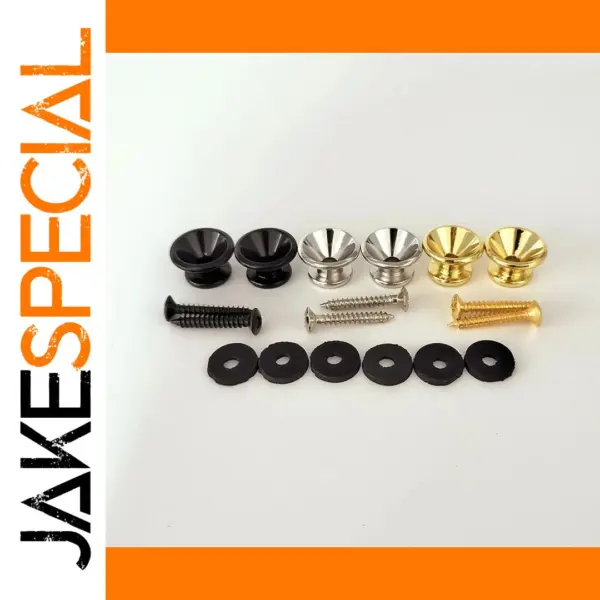 Guitar Strap Lock Pins 2 Set for Guitars